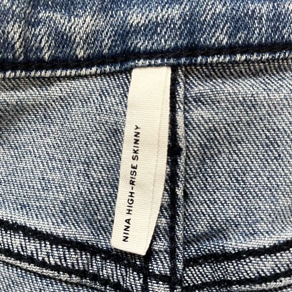 NWT Rag & Bone | Nina High Rise Skinny in Venus Stretch Denim Jeans 24 - Picture 15 of 15